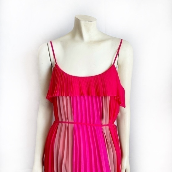 Adelyn Rae Pepper Pleated Colorful Dress Size M - Picture 4 of 10